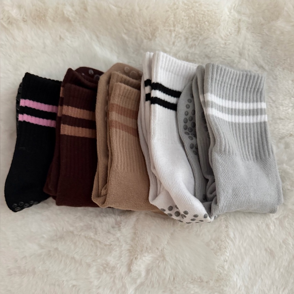 New Pilate Ankle Grip Socks